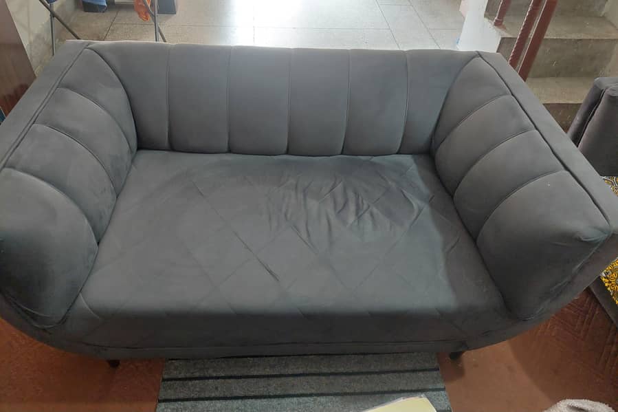 Dark Grey Sofa Set 6