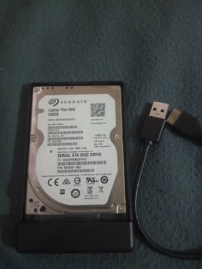 Laptop Thin HDD 500Gb disc drive