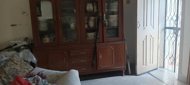 wooden showcase