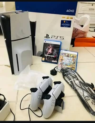 Sony playstation ps5 Good Cond With 2 Controller.   My Wht-Sap Contac