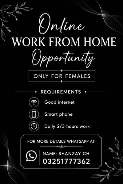 online work opportunity