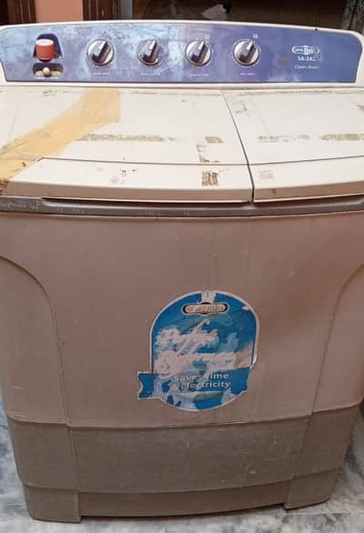 Semi automatic Washing machine with drayer