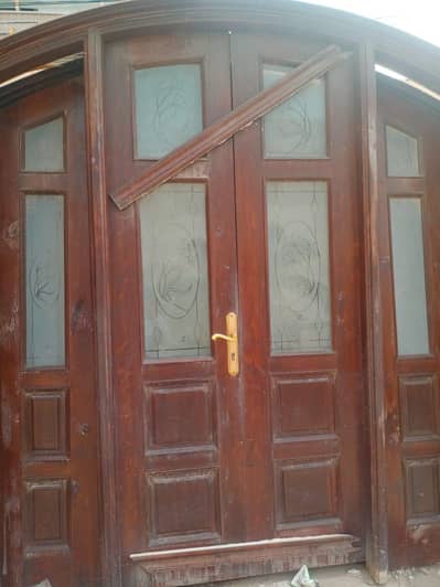 wood door