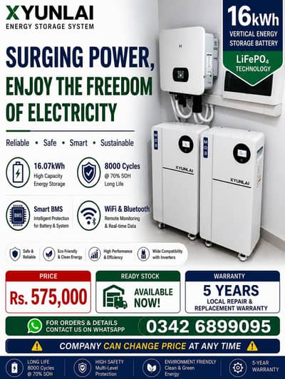 16kWh LFP Battery Ready Stock