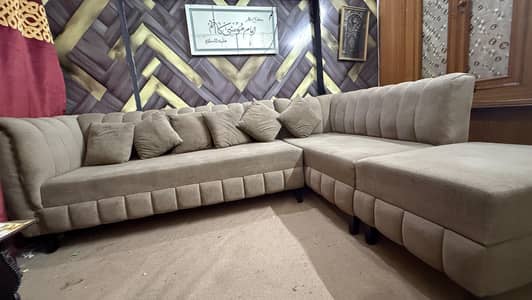 6 seater L shaped sofa set
