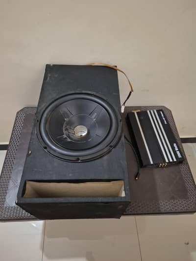 Amplifier and Woofer For Sale