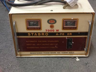 STABRO 7000 Watt Stabilizer with copper winding 220 V