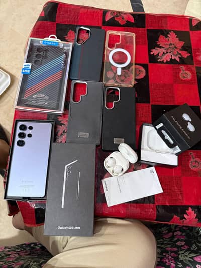 Samsung S25 Ultra Non PTA Physical Dual Complete Box With Buds 2 Pro.