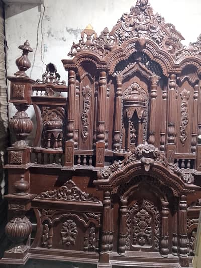 Chinioti Haveli bed / Dressing /side Tables