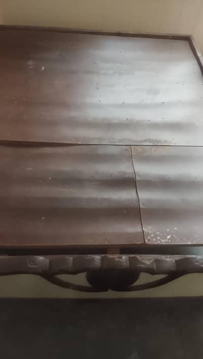 wooden bed frame