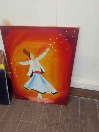dancing oil painting