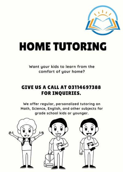 Home tutor ‍