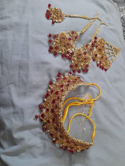 5 piece bridal jewellery set