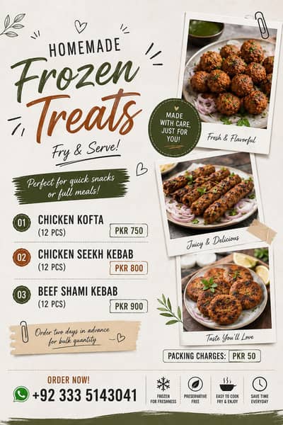 Homemade Frozen Food
