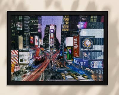 Times Square, New York James Blakeway BG panaromic 750 piece puzzle