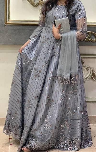 long maxi/ fancy party wear Maxi/umbrella flare Maxi