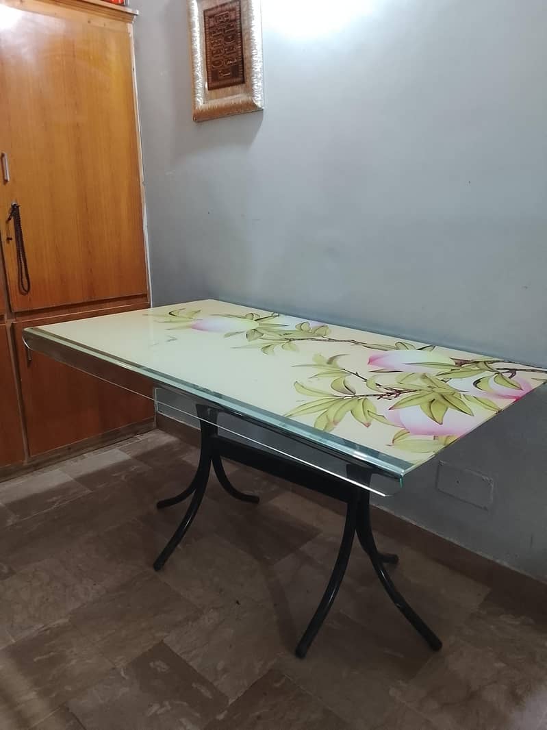 Glass Dining Table / Study Table  Excellent Condition 2