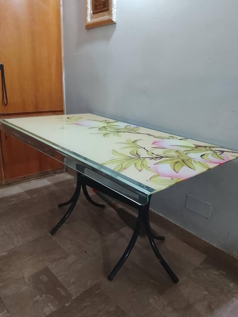 Glass Dining Table / Study Table  Excellent Condition 3