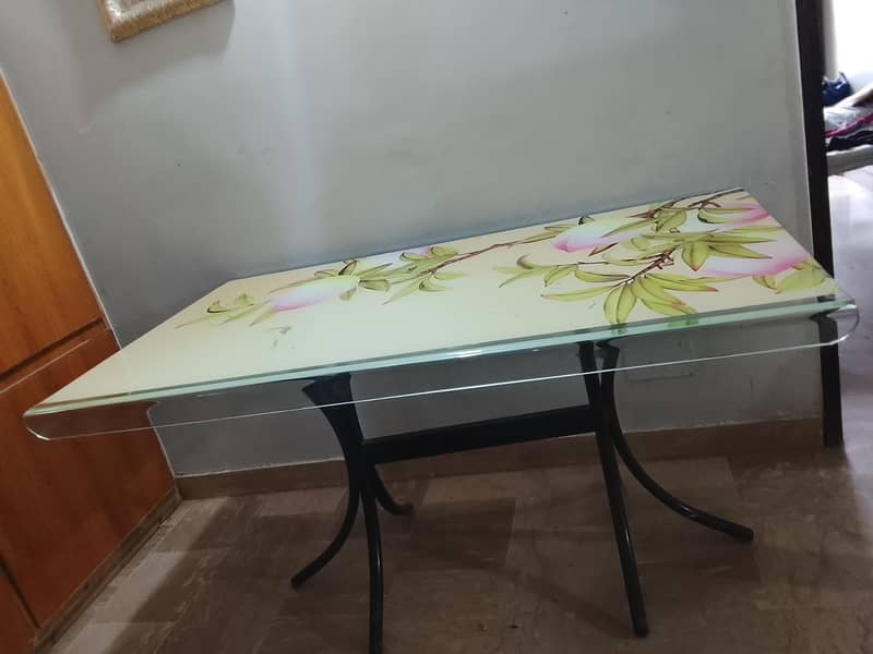 Glass Dining Table / Study Table  Excellent Condition 4