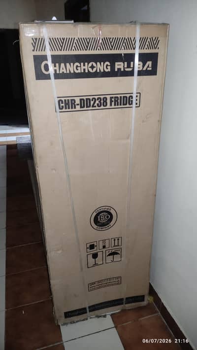 Changhong Ruba Double Door Refrigerator/Brand New/Box Pack