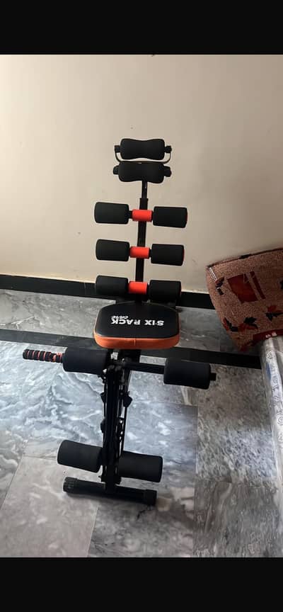  Used 6-in-1 Adjustable Sit-Up Bench | Home Gym Exercise Machine