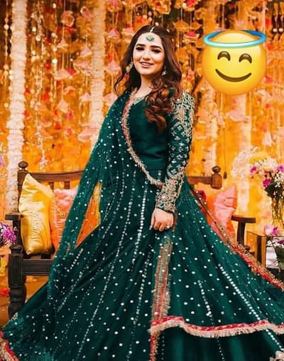 Wedding Mehndi Bridal Dress