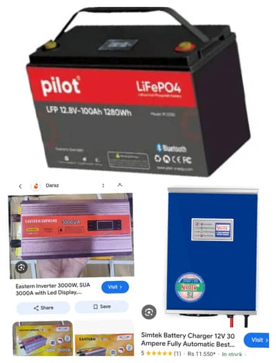 New brand items pilot company battery 3year warranty life 10year