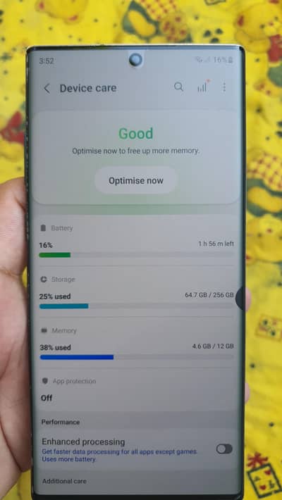 Samsung Mobile Note 10 Plus dual sim patched