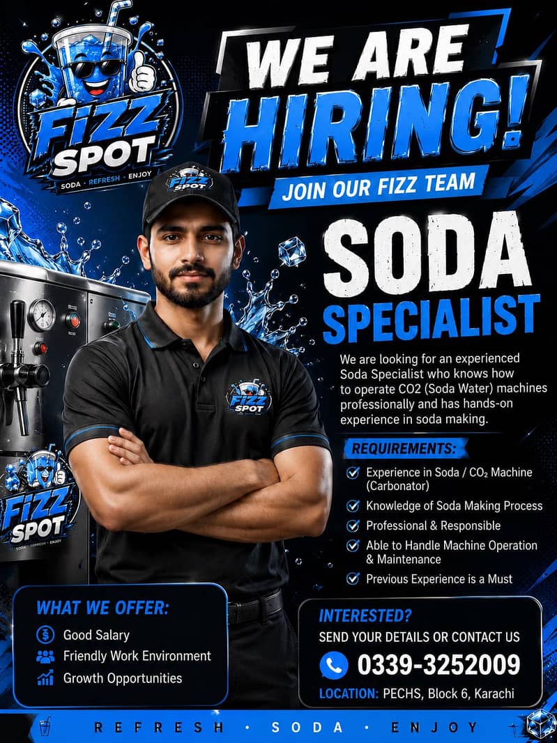 Need Soda Machine Operator 0