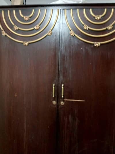 large size wooden wardrobe
