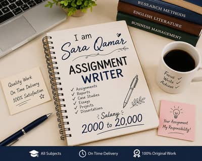 professional Assignment writer /English & Urdu