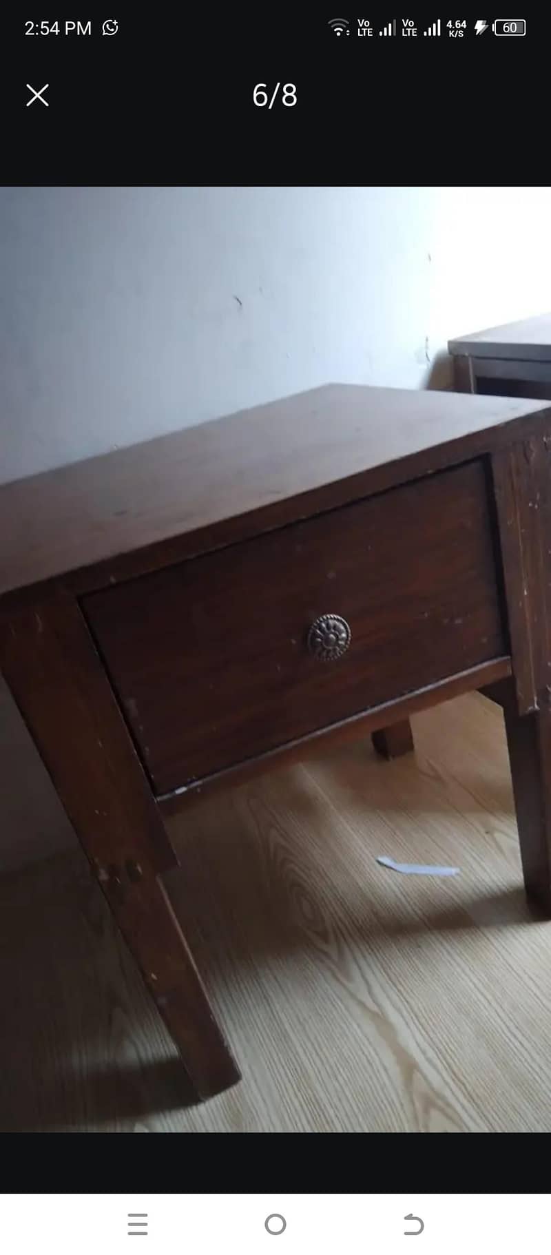 nice condition solid bed 1