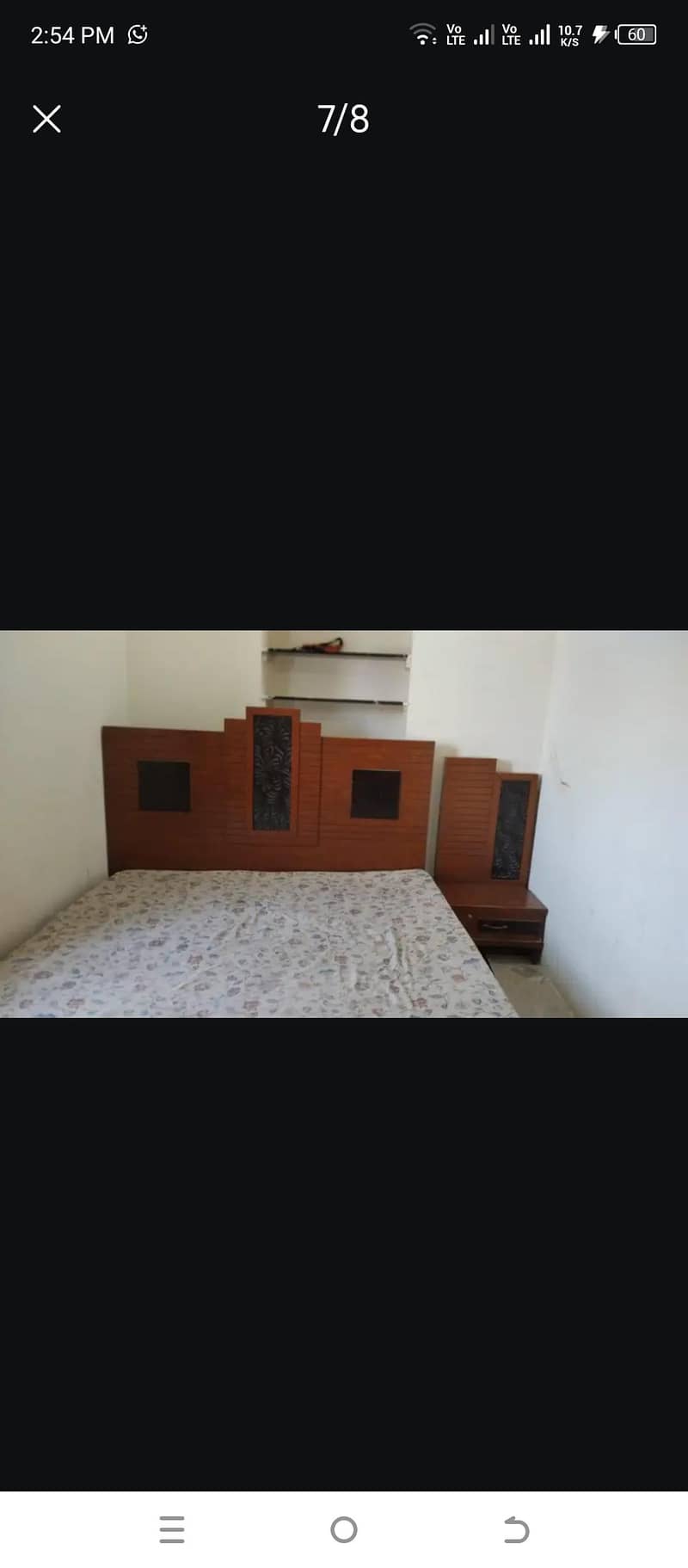nice condition solid bed 3