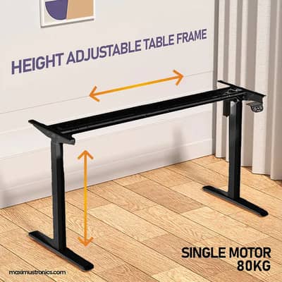 Premium Height Adjustable Desk Frame | Single & Dual Motor
