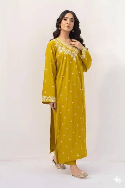 2 pec women's Unstitched dress