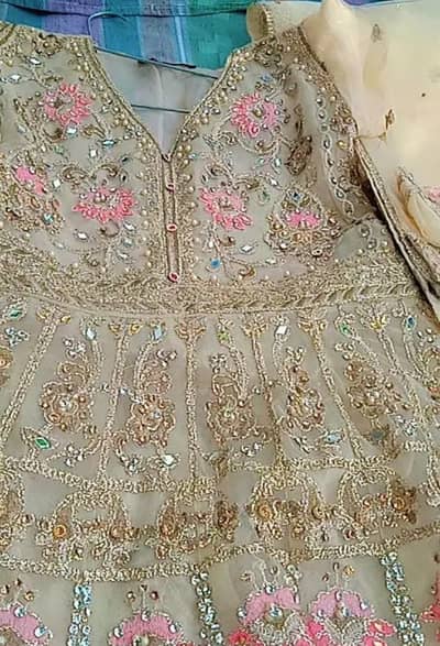 Heavy Embroidered Fancy maxi for Party and wedding Wear.