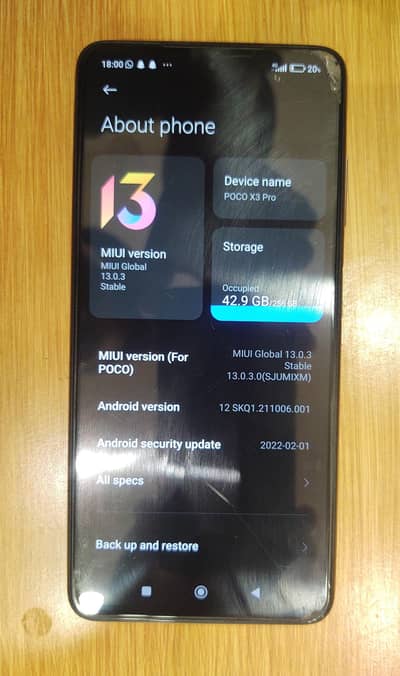 Poco x3 pro