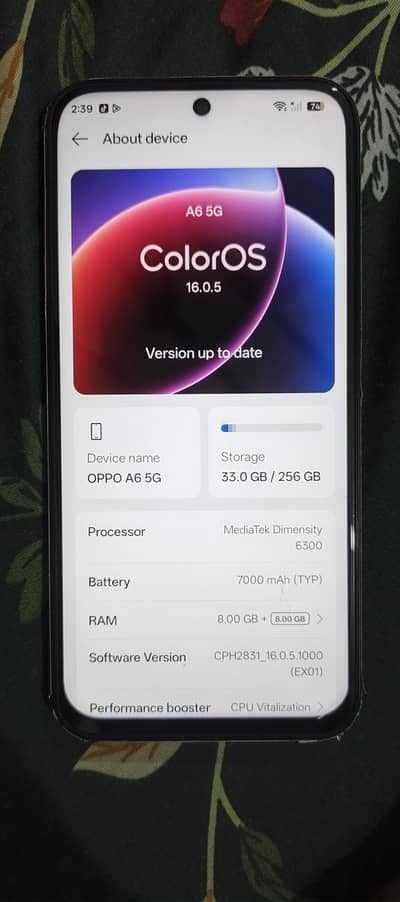 OPPO A6 5G 256GB