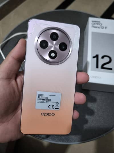 OPPO Reno 12F 4G - 8GB-256GB - 95% clean - Full box - PTA official