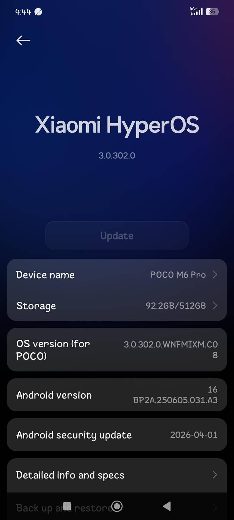 Poco M6 pro 0