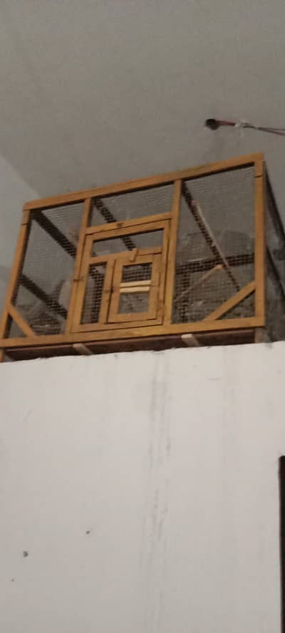wood cage