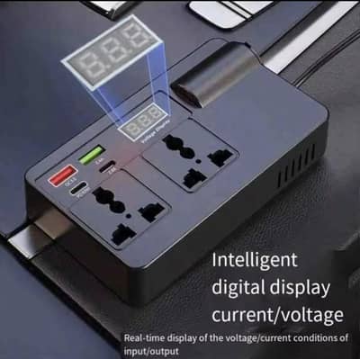 Car Charger | Power Inverter | 12V 24V | Dual Sockets | Type C ports