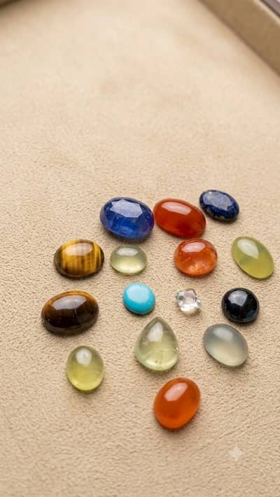 Original Gemstones Collection Set – Aqeeq, Feroza, Tiger Eye & More