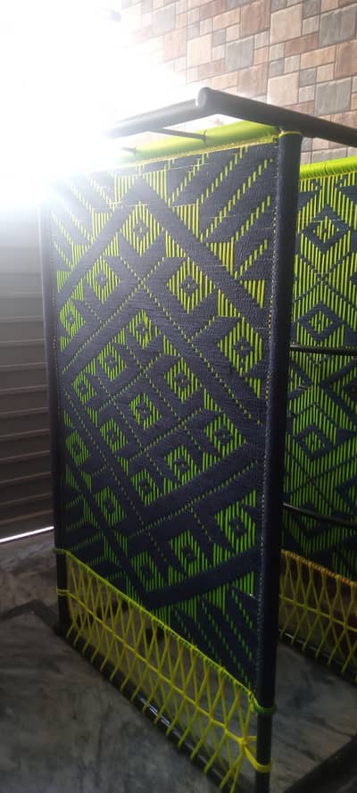 charpai for sale bilkul new 1 single 1 double