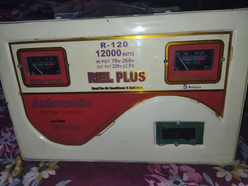 Riel-plus 12000watts stabilizer 0