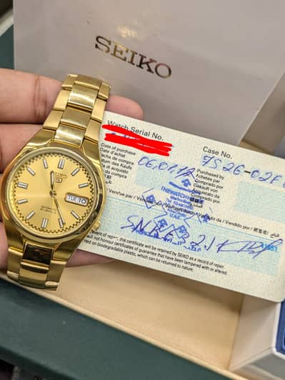 Seiko 5 Golden | Automatic | Full Set | Bukhari Watch | Bukhari Rolex
