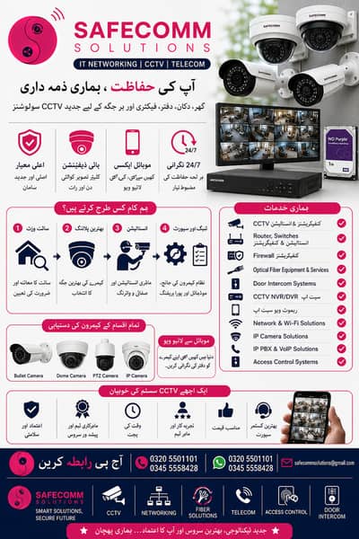 CCTV & Network Services(With Professional)