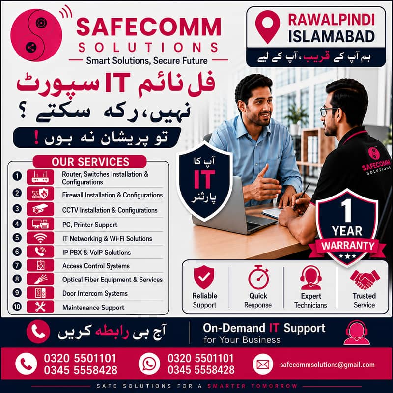 CCTV & Network Services(With Professional) 3