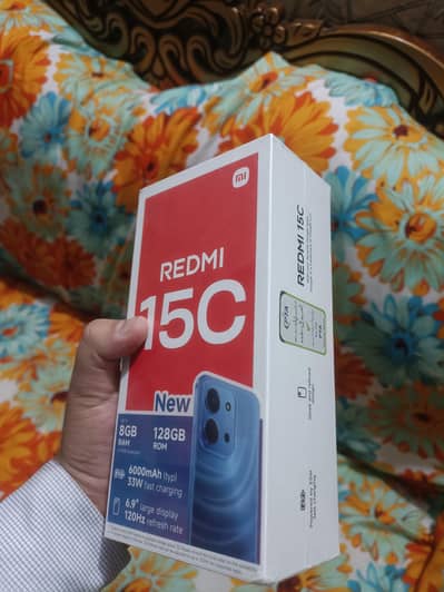 Redmi 15C 8GB 128GB Box Pack non active official PTA