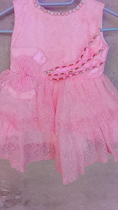 3-4 Years Girls Frock - New - Blue